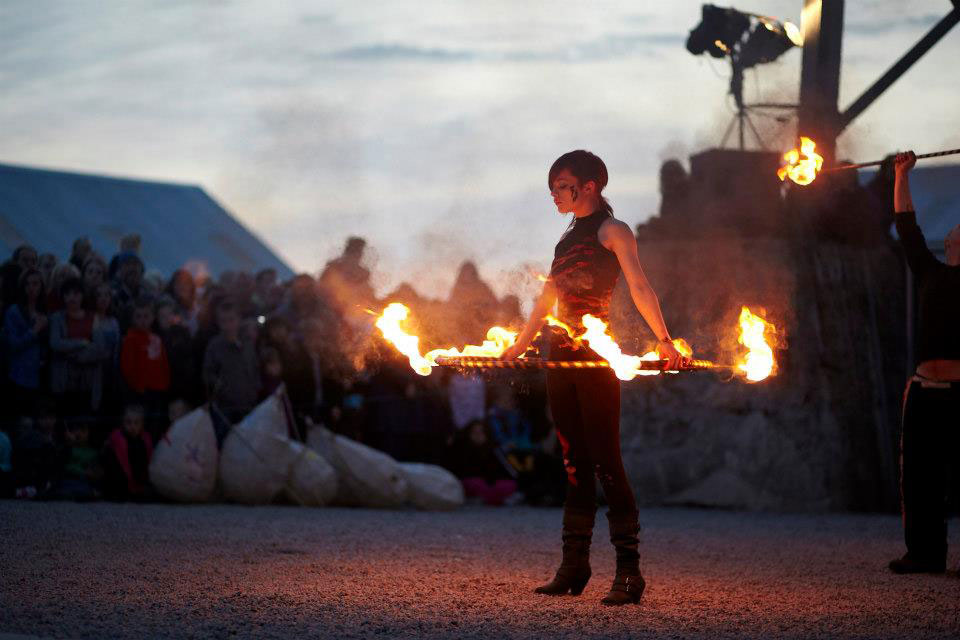 Fire Dancer Circo Kernow