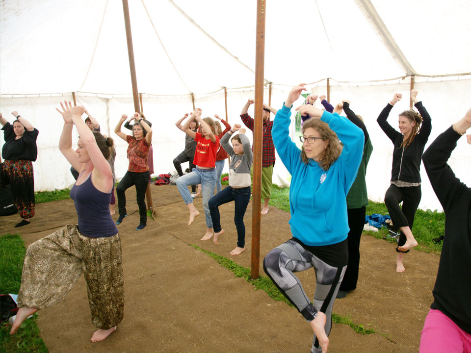 Circo Kernow Yoga Workshop